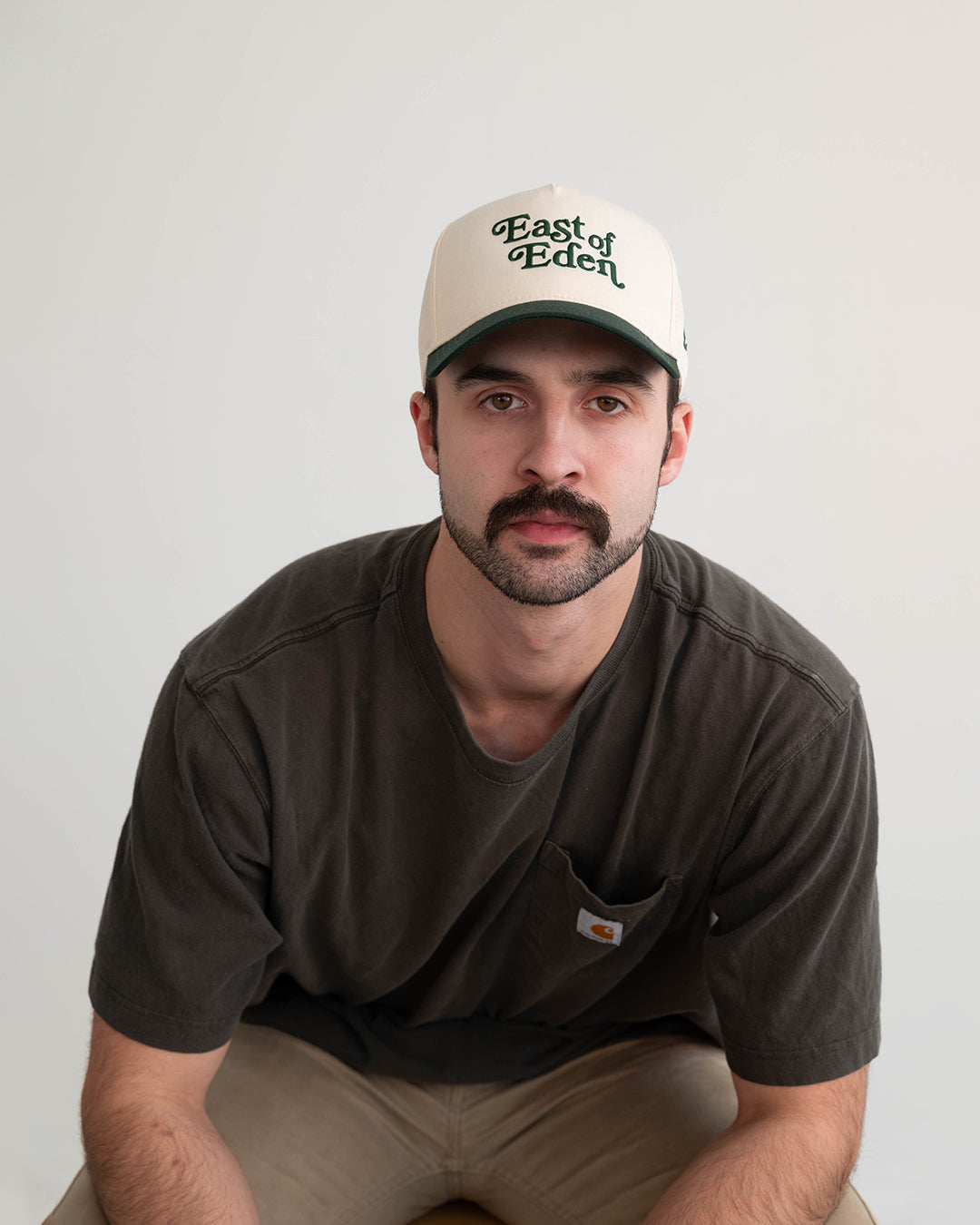 Rookie Hat - Forest Green and Natural