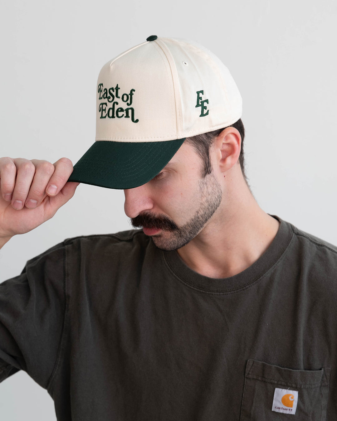 Rookie Hat - Forest Green and Natural